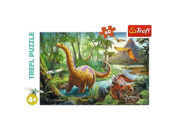 Trefl 5900511173192, 60 styck, Dinosaurier, 4 År