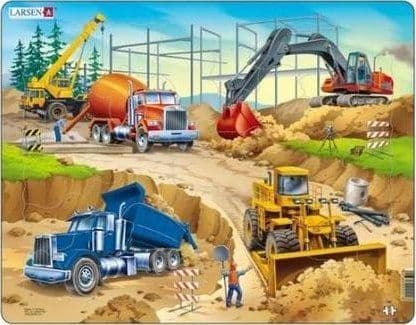 Larsen Maxi Construction 30 pcs Puzzle