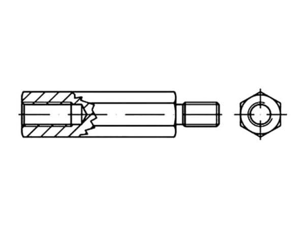 TOOLCRAFT 45 mm Galvaniseret stål 149986 100 stk