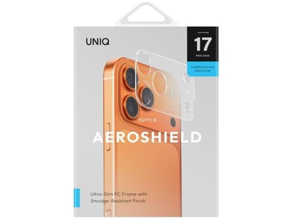 Uniq Optix Aeroshield kamermodulskydd för iPhone 17 Pro
