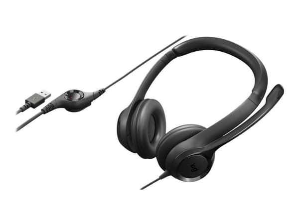 Logitech USB Headset H390 - Hodesett - full størrelse - kablet