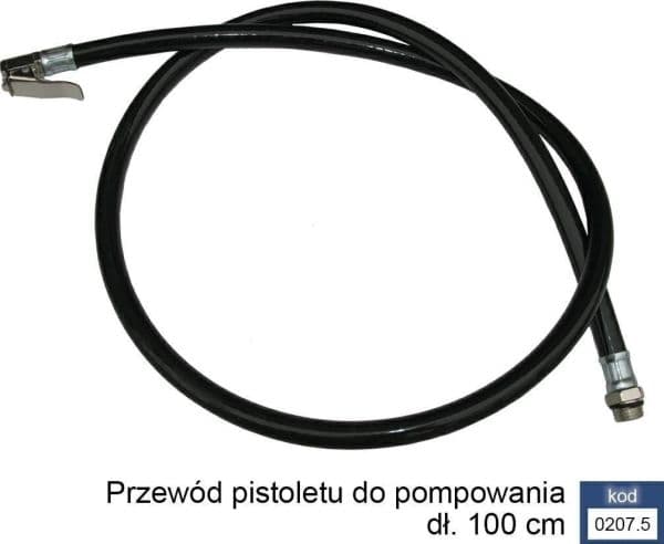 ADLER slange til pistol med manometer 100 cm 1/4Z