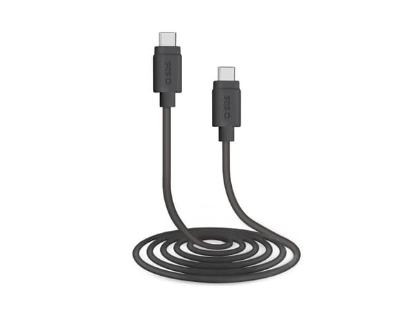 SBS TECABLETCC31K, 1,5 m, USB C, USB C, USB 3.2 Gen 1 (3.1 Gen 1), Sort