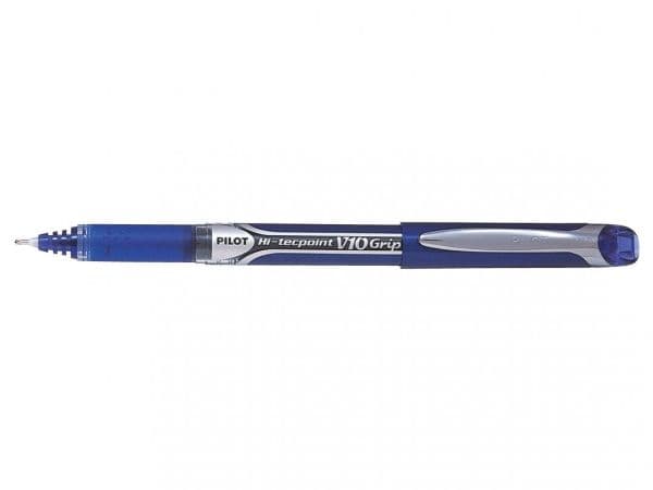 PILOT Hi-Tecpoint Grip V10 rollerballpenn 0,7 mm blå