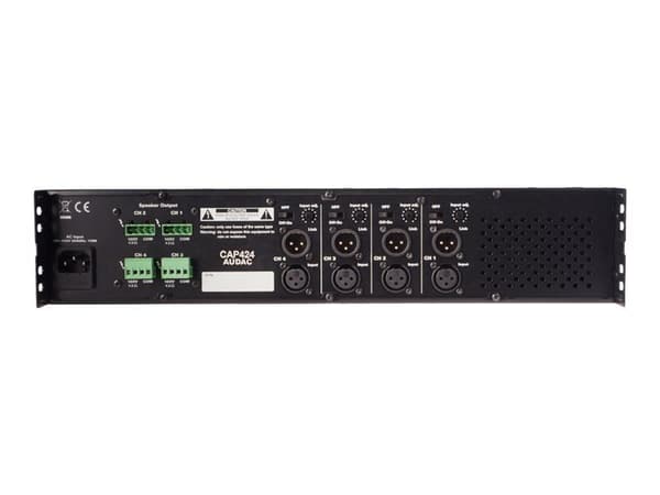Audac CAP424 - Effektforsterker - svart