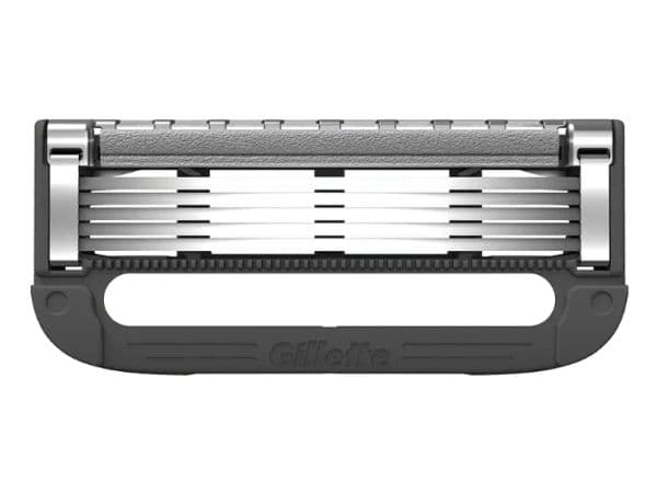Gillette Labs, Systemblad 6 stk, Menn, Gillette, Labs, Rustfritt stål, Grå, 6 stk