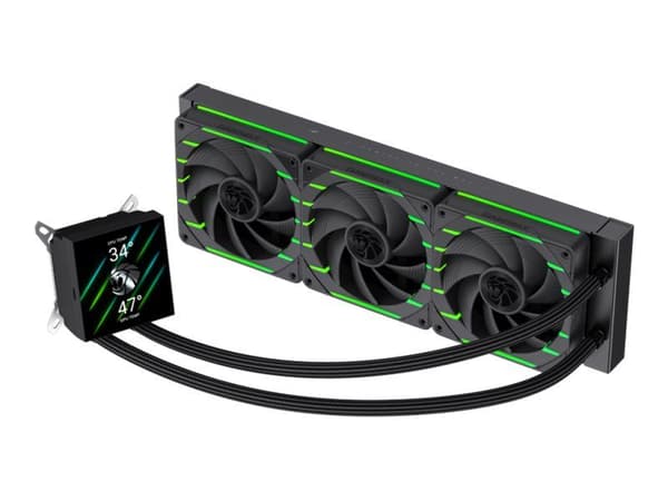 Gamemax | CPU Liquid cooler | HAILSTORM 360 LCD | Black