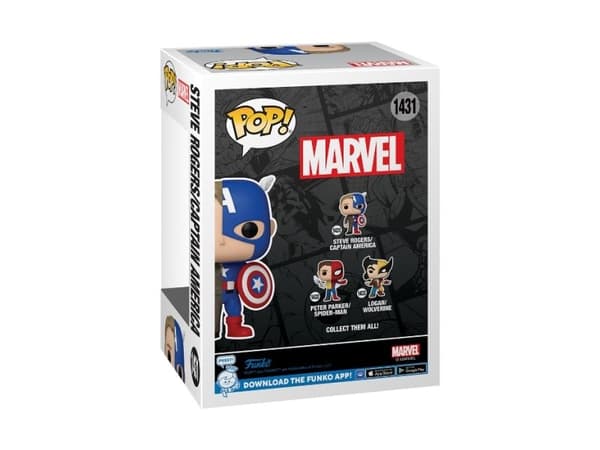 FUNKO POP! Vinyfigur: Marvel - Kaptein Amerika / Steve Rogers