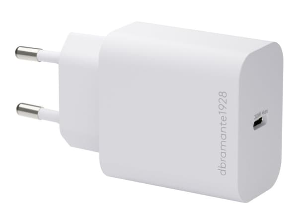dbramante1928 re-charge - Strömadapter - 30 Watt (USB-C) - vit