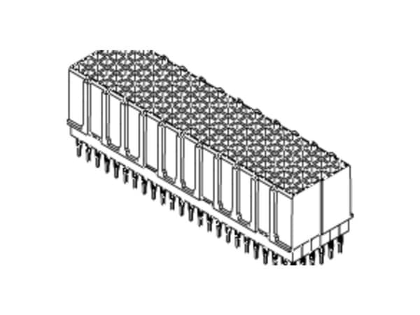 Molex Flush Mount Socket Strip (vakio) 737801255 1 kpl Putki