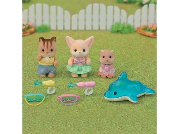 Sylvanian Families Kolmoset altaalla