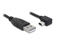Delock - USB-kabel - USB (hann) til mini-USB type B (hann) - 5 m - rettvinklet kontakt