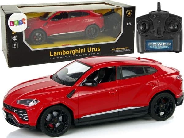 Leksaker radiostyrd Lamborghini Urus 1:24 röd