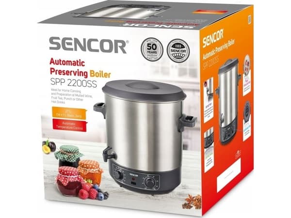 Sencor SPP 2200SS gryte for pasteurisering SENCOR