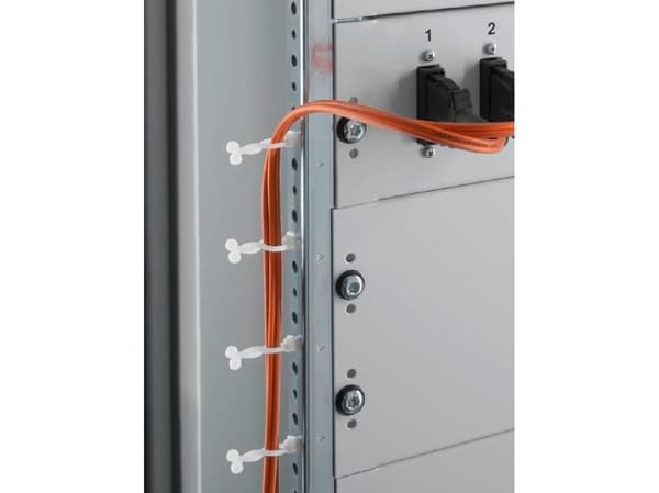 Rittal DK 7111.310, Kabelring, Polyamid, Vit, 10 styck