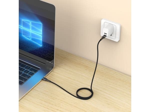USB-kabel Tech-Protect USB-C till USB-C 2 m grå (5906302331871)