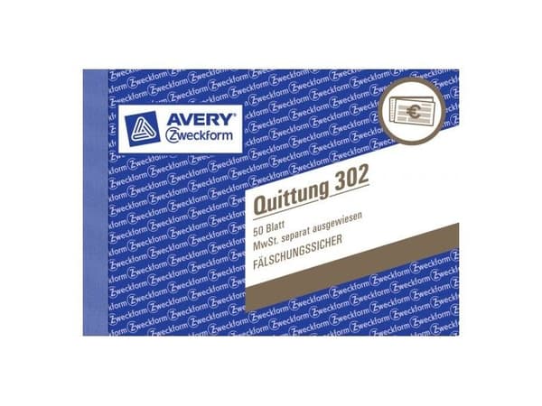 Avery 302, Blå, Vit, papper, 148 mm, 105 mm