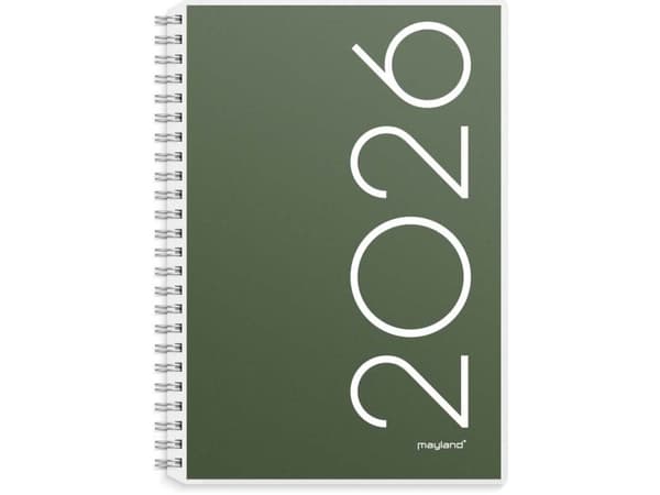 A5 ugekalender højformat m/4 illu. PP-plast 2026