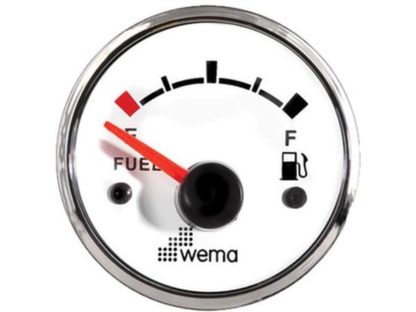 Wema drivstoffinstrument NMEA2000 hvit RF