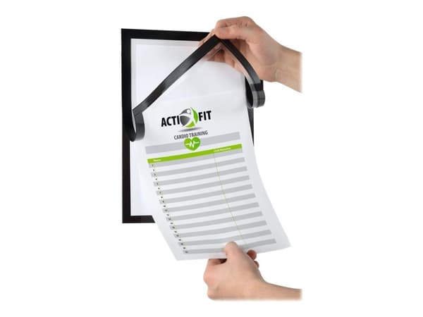 DURABLE DURAFRAME NOTE - Dokumentholder - for A4 - svart