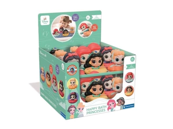 Clementoni Disney Princess Bath Toy - Display18 Pcs