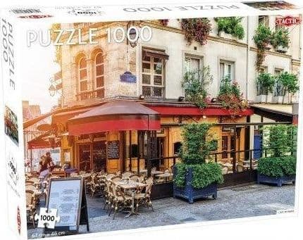 Tactic Cafe in Paris 1000 pcs, 1000 stykker, By, 9 år