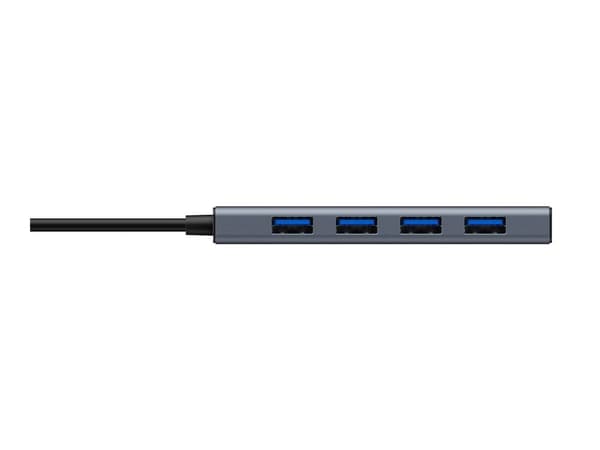 DELTACO - Hub - 5 Gbps, USB-A - 4 x SuperSpeed USB 3.0 - stasjonær