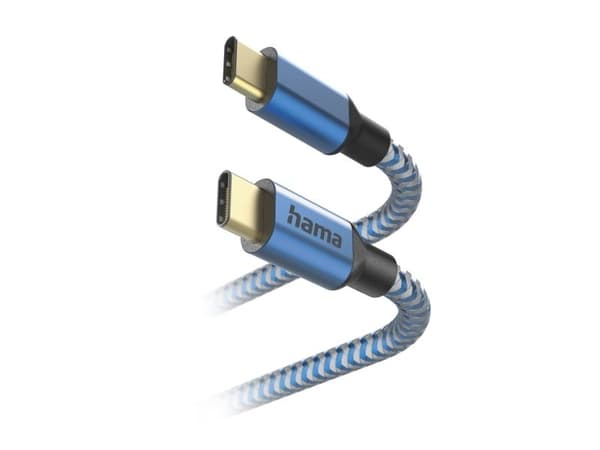 Hama Reflective, 1,5 m, USB C, USB C, USB 2.0, 0,48 Gbit/s, sininen