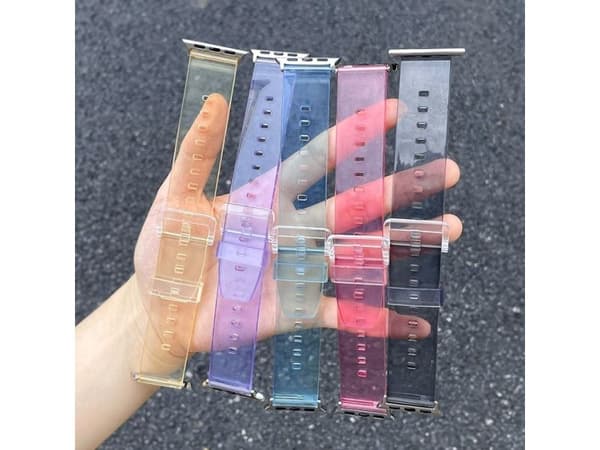 Utbytesrem till Strap Light för Watch 6 / 5 / 4 / 3 / 2 / SE (40 mm / 38 mm), blå