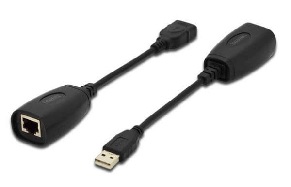 DIGITUS DA-70139-2 Transmitter and Receiver Units - USB-utvider - USB, USB 2.0 - opp til 45 m