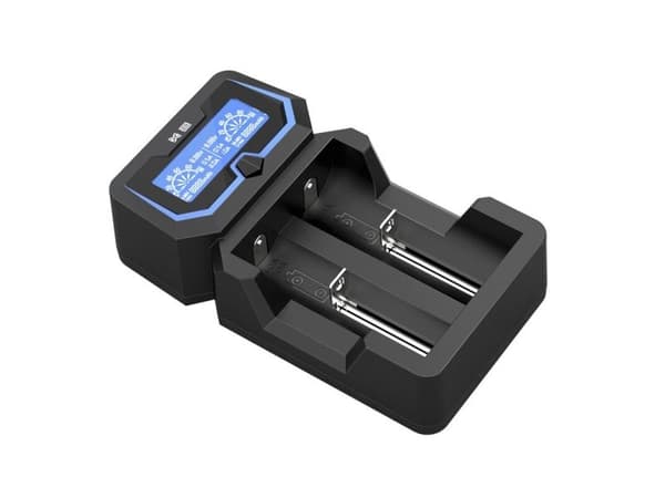 Batterilader for XTAR X2 18650 AA AAA celle ni-MH li-ion