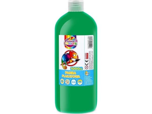 Gressgrønn plakatmaling 1000 ml