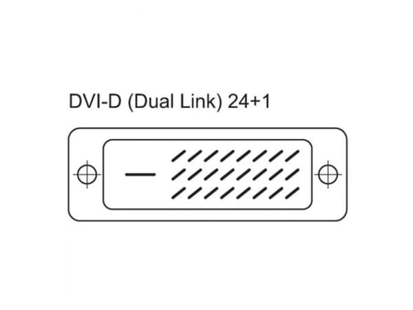 Techly 15m DVI-D, 15 m, DVI-D, DVI-D, Hankjønn, Hankjønn, Sort