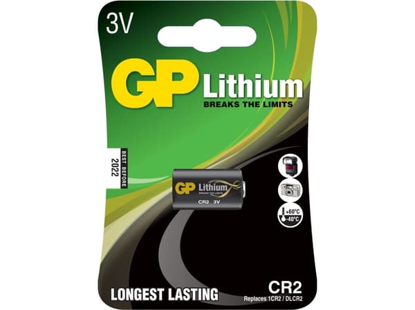 Gp cr2 batteri stk.