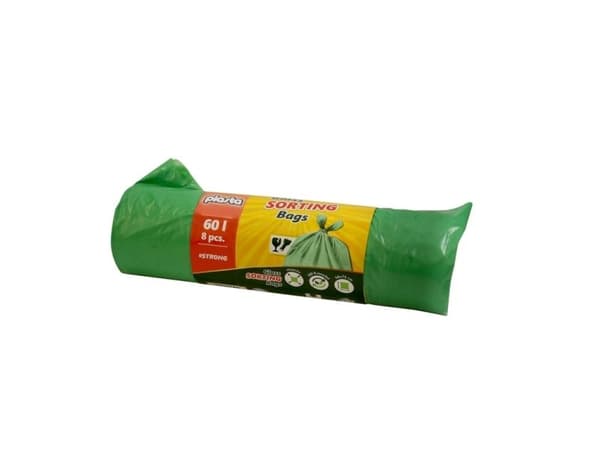 Søppelsekker PLASTA GREEN 60 L 8 stk