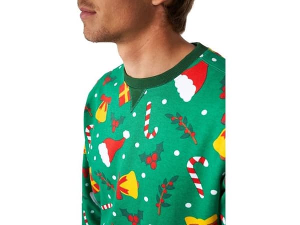 OppoSuit Holiday Greenish julebluse