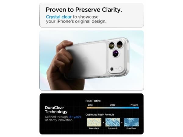Spigen Ultra Hybrid Case for iPhone 18 Pro / 17 Pro - Transparent