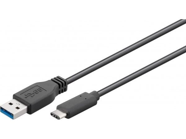 MicroConnect - USB-kaapeli - USB tyyppi A (uros) - USB-C (uros) - USB 3.1 - 1 m