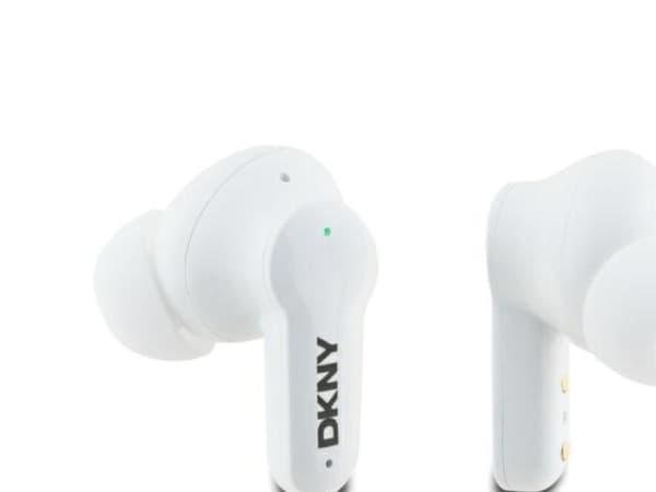 DKNY TWS BT 3D Rubber Matte Finish Bluetooth Headphones - Black