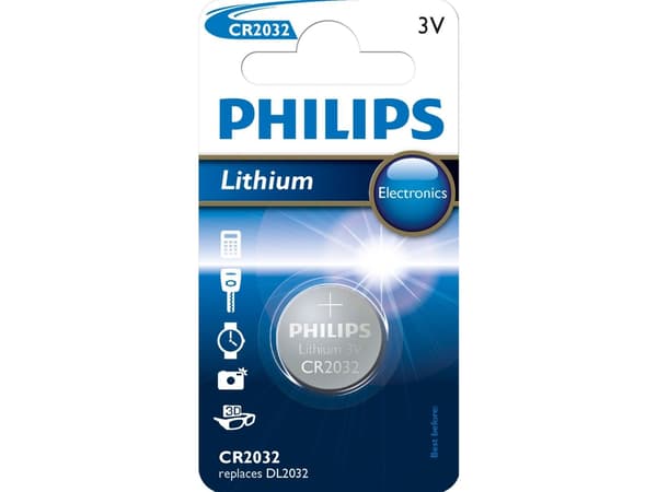 Philips CR2032 - Batteri CR2032 - Li - 220 mAh