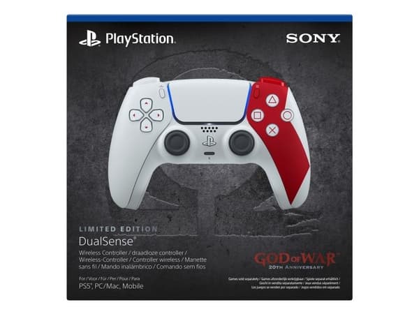 Sony PS719021063 Gaming Controller Red, White Bluetooth Gamepad Digital PlayStation 5