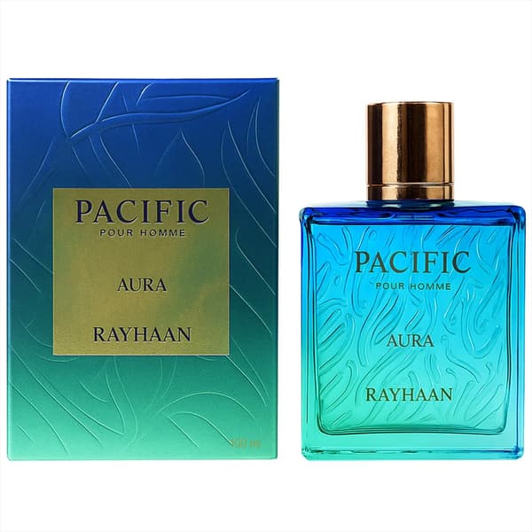 Rayhaan Pacific Aura Eau De Parfum för män, 100 ml