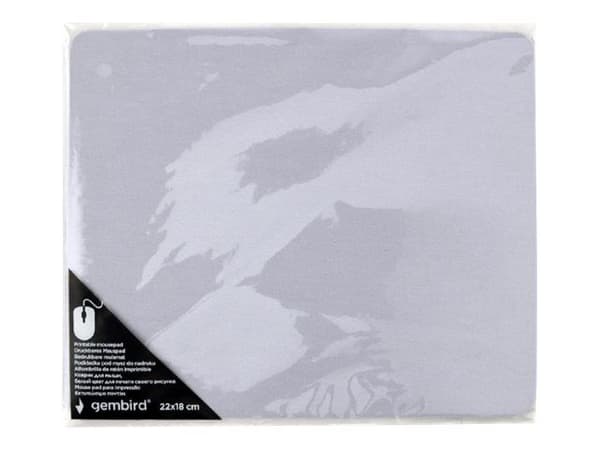 Gembird MP-PRINT-S - Musmatta - liten - vit