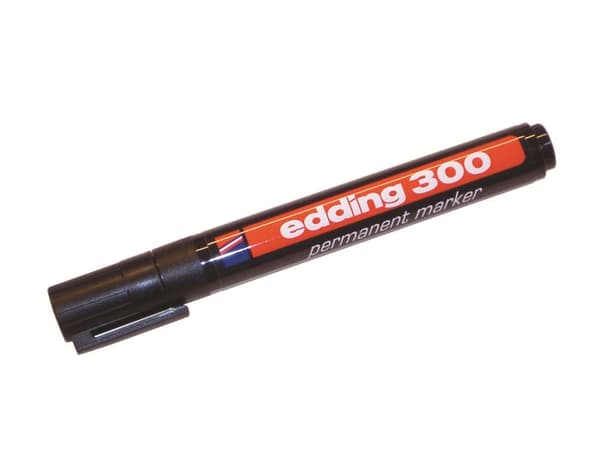 edding 300 - Markering - permanent - svart - 1.5-3 mm