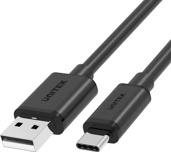 Unitek - USB-kabel - USB-type A (hann) til USB-C (hann) - USB 2.0 - 1.5 m - svart
