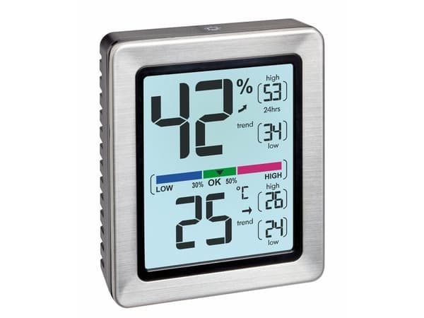 TFA EXACTO - Digital - Rektangulær - AAA - 1,5 V - 74 mm - 26 mm ( 30.5047.54 )