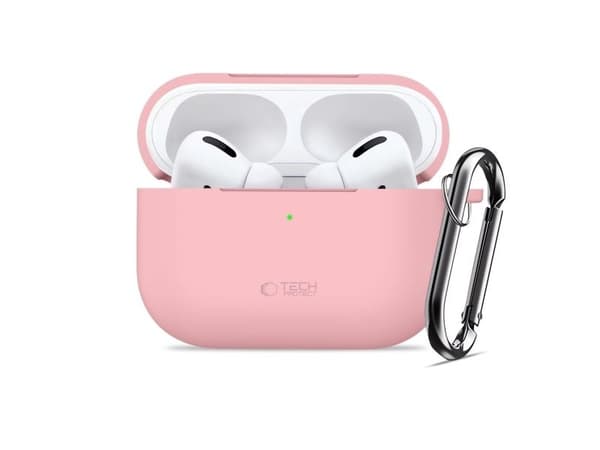 TECH-PROTECT SILICONE HOOK APPLE AIRPODS PRO 3 DUSTY PINK