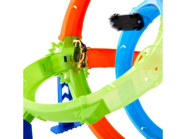 Hot Wheels Stunt Tracks Double Loop Smash