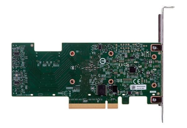 Broadcom eHBA 9600-24i, PCIe, SAS, SATA, Full-height / Low-profile, PCIe 4.0, Vihreä, Hopea, 5000000 h