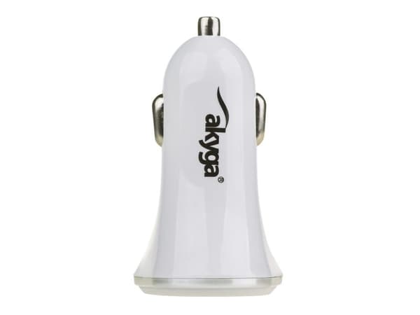 Akyga AK-CH-07 - Bilstrømadapter - 15 watt - 3 A - QC 3.0 (USB) - hvit